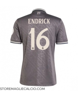 Real Madrid Endrick #16 Maglia Gara Terza Repliche 2024-25
